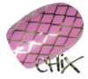Pink Gold Chrome Fishnet
